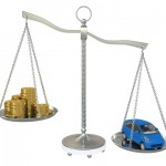 a-scale-weighing-coins-and-a-car