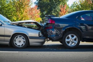 Photo of a vehicle collision 